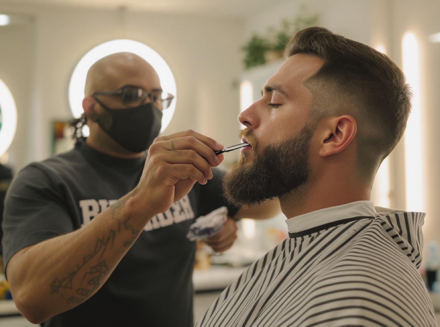 Precise beard line-up