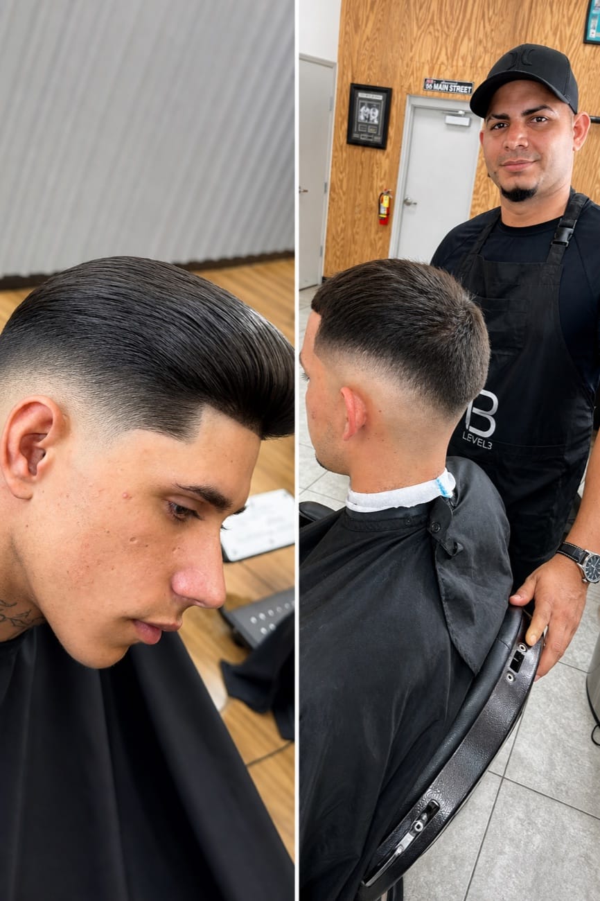 Fresh haircuts in progress at Barbershop in Cape Coral, FL